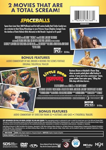 Spaceballs / Little Shop of Horrors 2-Film Collection - DVD