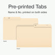 Pendaflex File Folders, 1/2 Cut Tab, Legal Size, Manila, Durable Paper Stock, Box of 100, Ideal for Office/Home/School Organization, Made in Canada, Reversible File Organizers 🍁 All In One Marketplace Canada