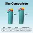 Owala FreeSip Sway Insulated Stainless Steel Water Bottle with Two-Way Spout, Built-In Straw and Bucket Handle, Made for Travel, School, and Sports, 40oz, BPA Free, Leak Proof, Summer Sweetness 🍁 All In One Marketplace Canada
