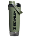 STANLEY Vitalize Shaker Bottle 20 oz | Leakproof Insulated Stainless Steel Shaker Cup | Base Storage and Twist On Fast Flow Lid | Protein Shakes and Pre Workout Powder | BPA-Free | Dried Pine 🍁 All In One Marketplace Canada