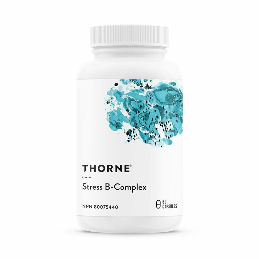 Thorne Stress B-Complex - Vitamin B Complex for Stress Support - 60 Capsules - 60 Servings 🍁 All In One Marketplace Canada