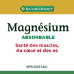 Nature's Bounty Absorbable Magnesium 400mg, Multi-coloured, 125 Softgels 🍁 All In One Marketplace Canada