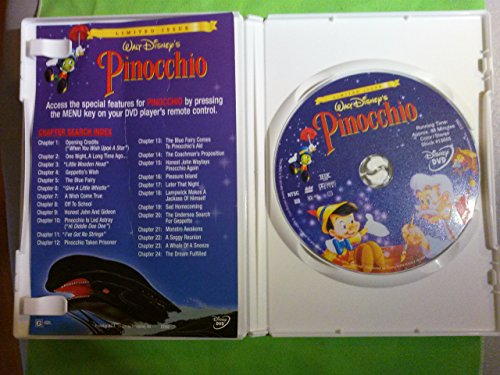 Pinocchio Disney Limited Issue 1940 - DVD (Used)