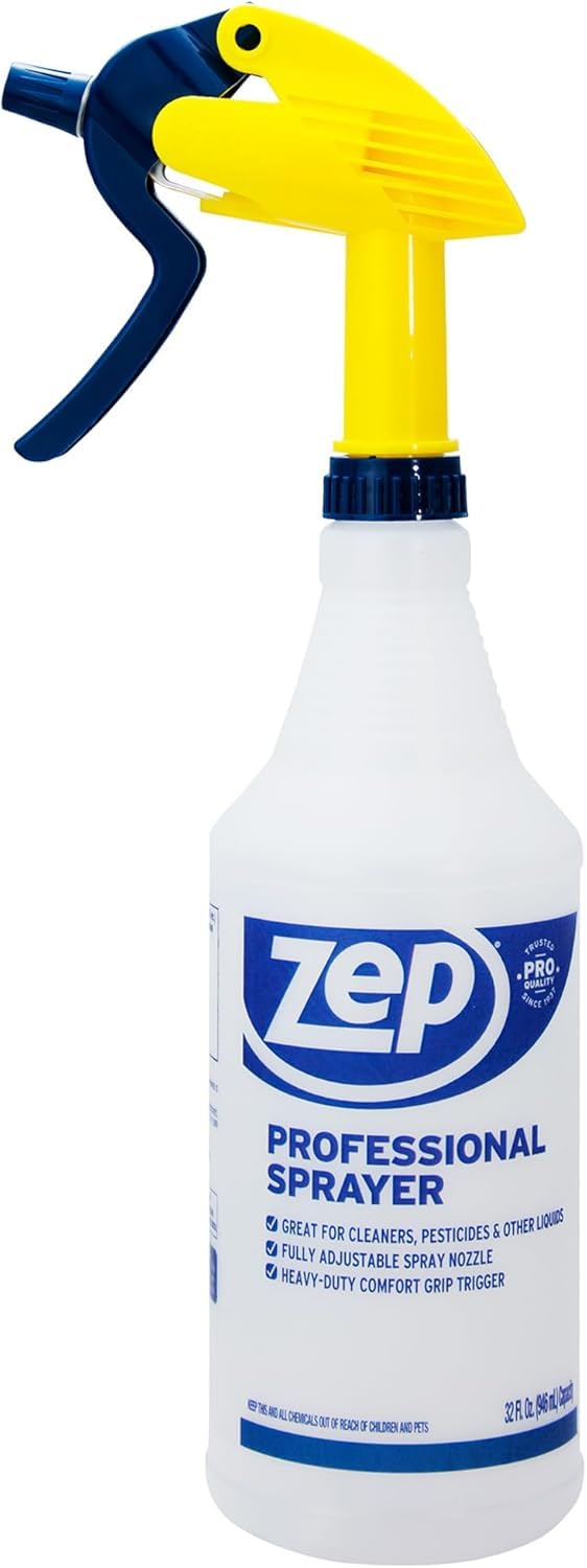 ZEP Professional Sprayer Bottle - 32 oz (Pack of 3) - HDPRO1 - Versatile Adjustable Nozzle Spray Bottles with a Fine Mist or Powerful Spray, Refillable for Diluted Concentrate 🍁 All In One Marketplace Canada
