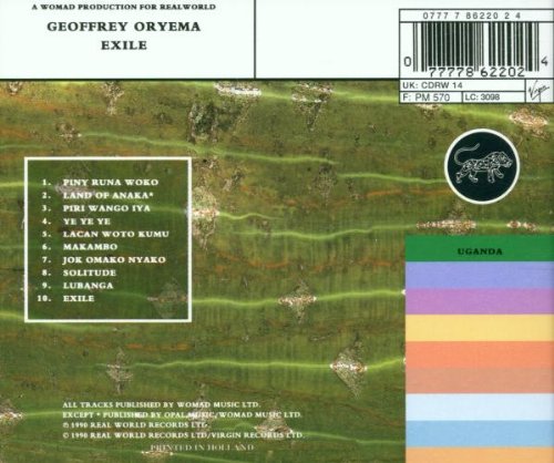 Geoffrey Oryema / Exile - CD (Used)