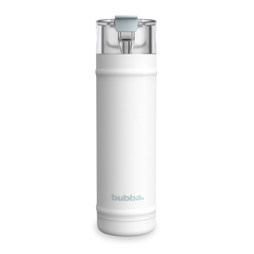 Bubba 24 oz Dualsip Water Bottle with Straw & 2-Way Lid | Leakproof Metal Tumbler | Insulated Stainless Steel | Reusable | Lightweight | Dishwasher Safe | Lead & BPA-Free | Fresh Kicks 🍁 All In One Marketplace Canada
