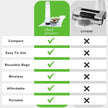 Chef Preserve Compact Vacuum Sealer for Food (Vacuum Sealer Machine + 30 Reusable Vacuum Bags) Powerful Handheld Vacuum Sealer Machine, Seal Meal Saver, Portable Food Sealer 🍁 All In One Marketplace Canada