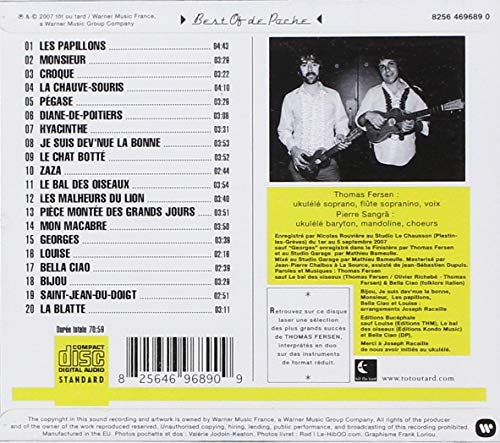 Thomas Fersen / Gratte: Moi La Puce Best Of De Poche - CD