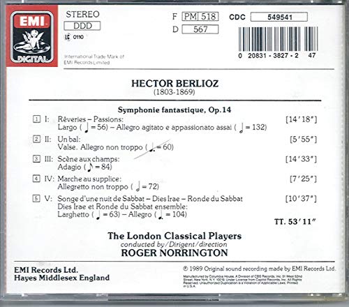 Berlioz: Symphonie Fantastique - Norrington
