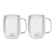 ZWILLING Sorrento Plus 2 Piece Insulated Double-Wall Borosilicate Glass Coffee Mug - 355 ml 🍁 All In One Marketplace Canada