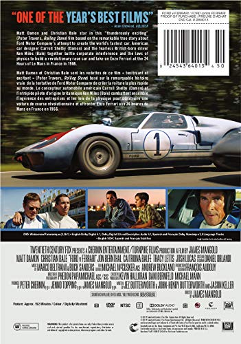 Ford v Ferrari -DVD