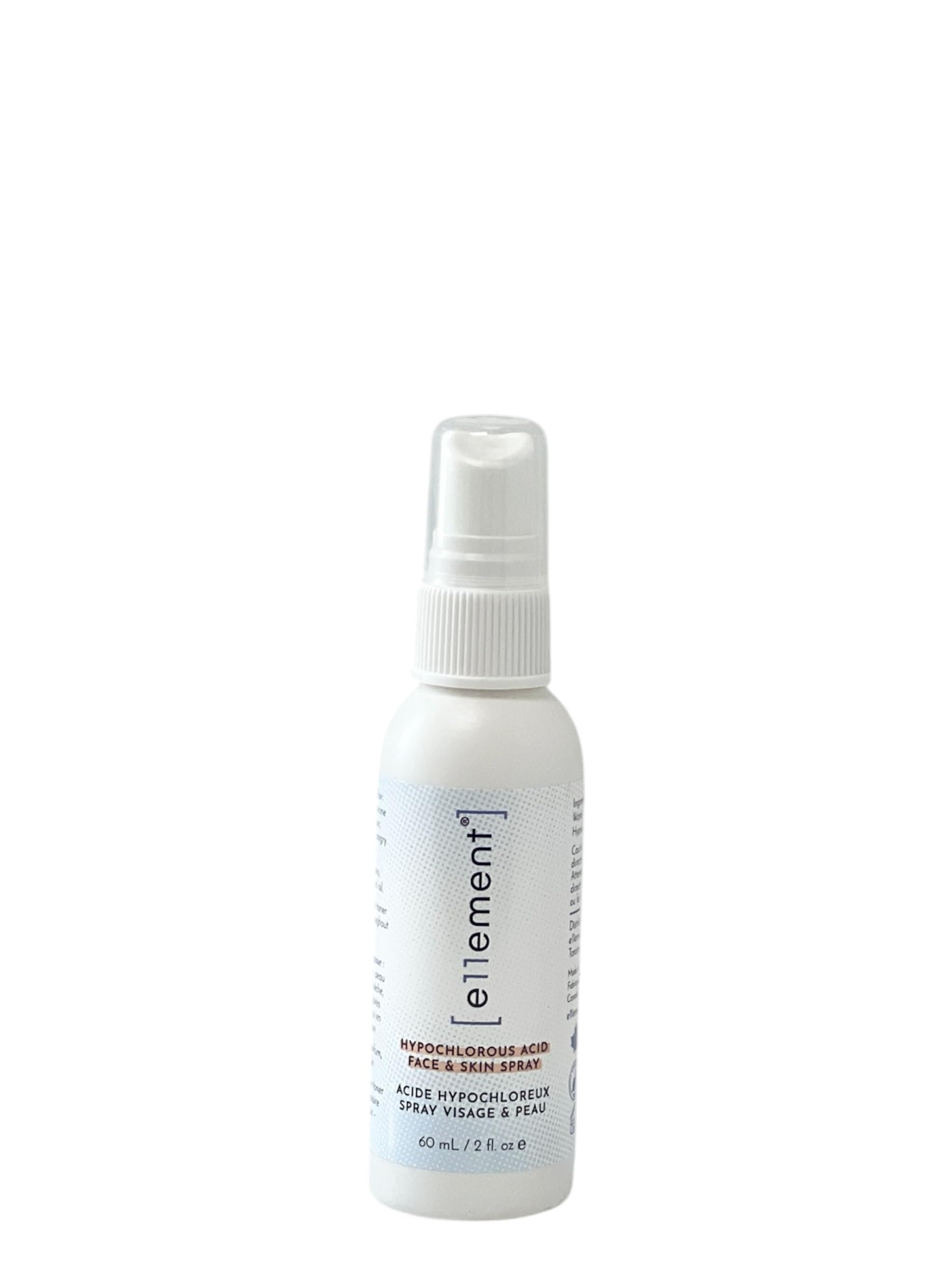 e11ement - Hypochlorous Acid All Natural Face and Skin Spray - Safe for All Skin Types - Acne Prone Skin - Dry Face, Skin, Scalp - Piercings & Tattoos Aftercare - Natural Saline Toner - Eye Lash Cleanser - Facial Cleanser - Soothes and Repairs Skin (Featu