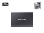 SAMSUNG T7 1TB, Portable SSD, Grey, up to 1050MB/s, USB 3.2 Gen2, Gaming, Students & Professionals, External Solid State Drive (MU-PC1T0T/AM) [Canada Version] 🍁 All In One Marketplace Canada