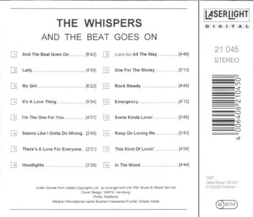 Whispers / And the Beat Goes on - CD (Used)