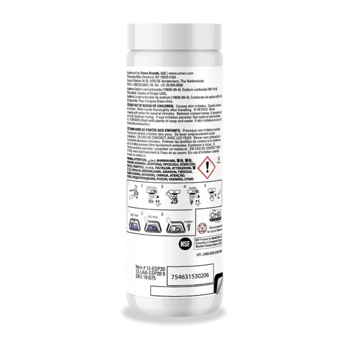 European Gift & Housewares Urnex Cafiza Espresso Machine Cleaner and Descaler, 20-Ounce 🍁 All In One Marketplace Canada