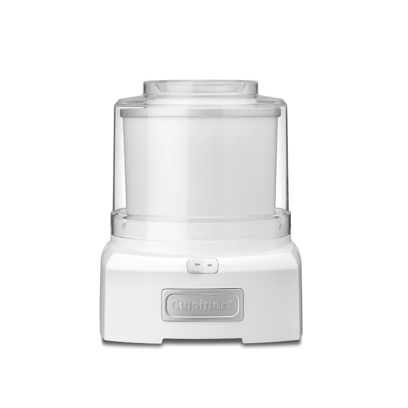 Cuisinart Ice Cream Maker Machine, 1.5 Quart Sorbet, Frozen Yogurt Maker, Double Insulated, White (ICE-21C) 🍁 All In One Marketplace Canada