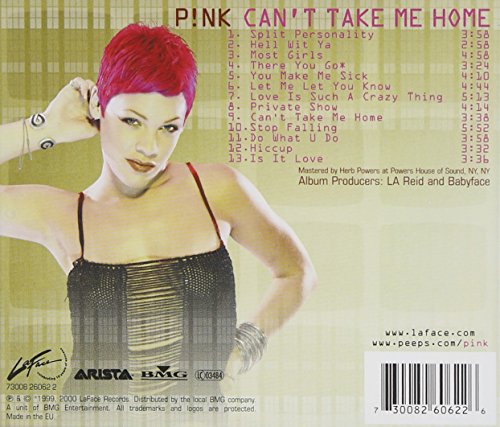 P!nk / Can'T Take Me Home - CD