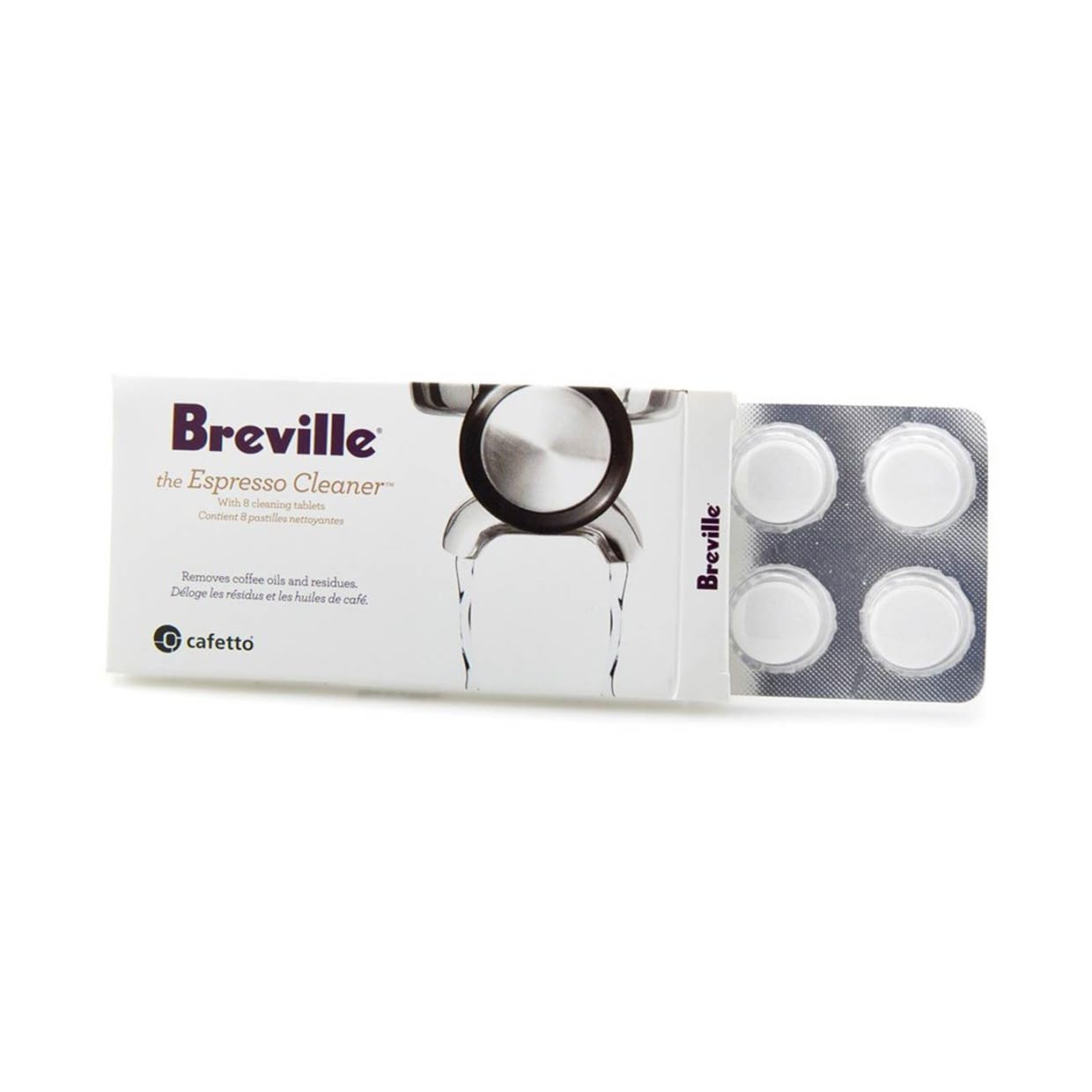 Breville Espresso Cleaning Tablets, White - BREBEC250 8 Count (Pack of 1) 🍁 All In One Marketplace Canada