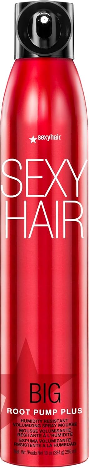 SexyHair Big Root Pump Plus Volumizing Spray Mousse, 10 Oz | Volume with High Hold | Up to 72 Hour Humidity Resistance 🍁 All In One Marketplace Canada