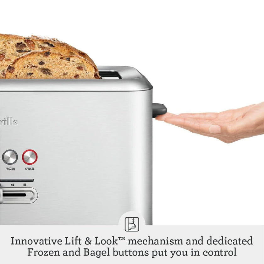 Breville A Bit More 4 Slice Toaster, silver - BTA730XL, 16.1 x 8.1 x 7.6 inches 🍁 All In One Marketplace Canada