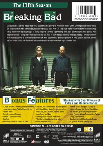 Breaking Bad: The Fifth Season - DVD (Used)