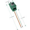 Sonkir Soil pH Meter, MS02 3-in-1 Soil Moisture/Light/pH Tester Gardening Tool Kits for Plant Care, Great for Garden, Lawn, Farm, Indoor & Outdoor Use (Green) 🍁 All In One Marketplace Canada