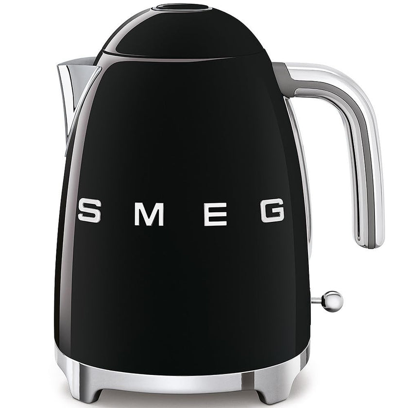 Smeg 50's Retro Style Kettle, 1.7L, 7 Cups, Automatic Shut Off, Black, KLF03BLUS 🍁 All In One Marketplace Canada