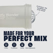 BlenderBottle Shaker Bottle with Pill Organizer and Storage for Protein Powder, Classic V2 ProStak System, 22-Ounce, Smoke Grey 🍁 All In One Marketplace Canada