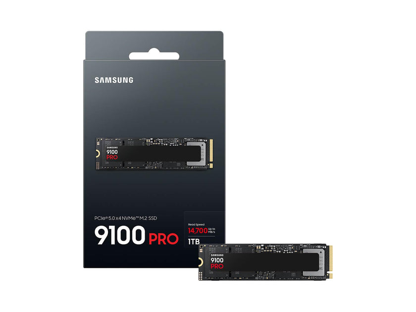 Samsung 9100 PRO Series - 1TB PCIe 5.0 x4, NVMe 2.0, M.2 Internal SSD, Up to 14,700MB/s, Fast Speed, Thermal Contorl, MZ-VAP1T0B/AM [Canada Version] 🍁 All In One Marketplace Canada