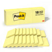 Post-it Notes, 3x3 in, 18 Pads, Canary Yellow, Clean Removal, Recyclable 🍁 All In One Marketplace Canada