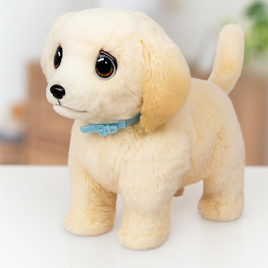 Little Live Pets Ouchies - Cooper The Retriever Puppy|Transform from Injured to Healed Like a Vet. Make a Real Cast. Walking Puppy with Carrier (35cm/13.8in Tall). Repeat Play. 50+ Sounds & Reactions 🍁 All In One Marketplace Canada