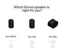 Sonos Era 100 SL - Compact, Microphone-Free Speaker with WiFi, Bluetooth - Black 🍁 All In One Marketplace Canada