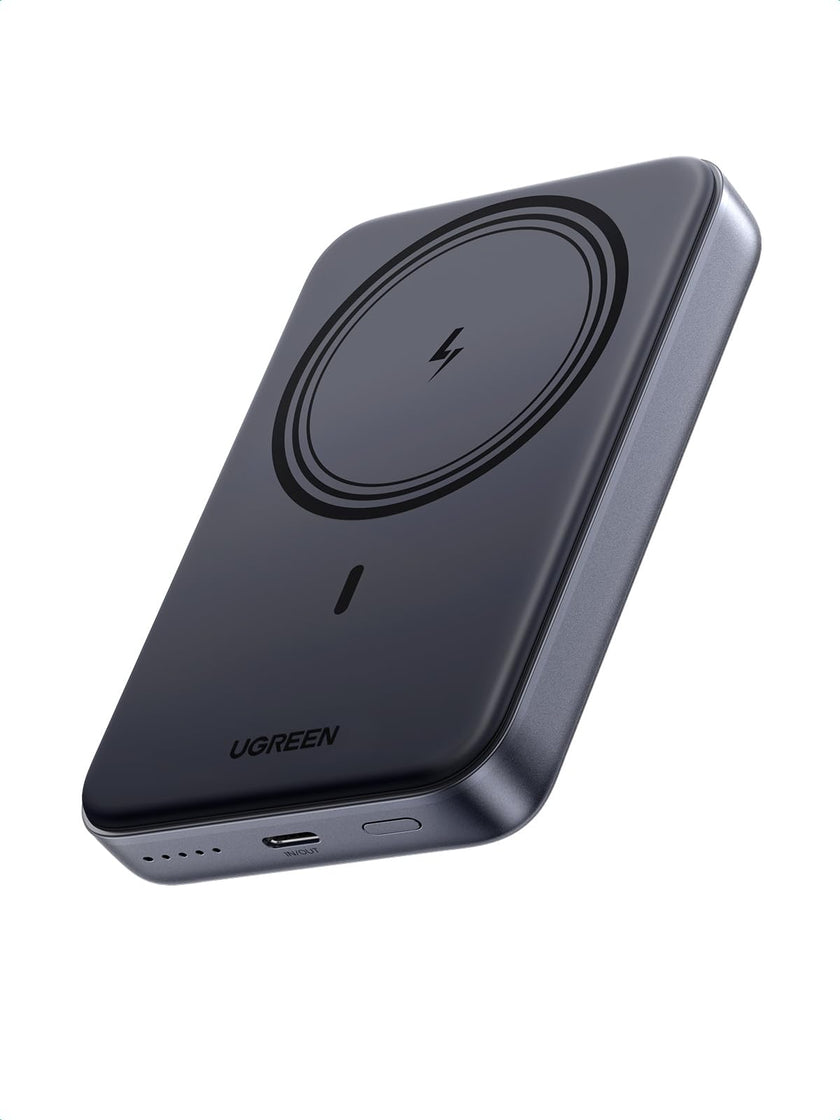 UGREEN 10000mAh PD 20W Magnetic Battery Pack Power Bank for iPhone, 7.5W Wireless Portable Charger with Magsafe, Skin-Friendly Compatible with iPhone 17/16/15/14/13 Series-Black, Includes USB-C Cable 🍁 All In One Marketplace Canada