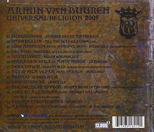 Armin Van Buuren / Universal Religion 2008 - CD