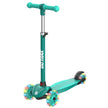 Gotrax KS1 Kids Kick Scooter, LED Lighted Wheels and 3 Adjustable Height Handlebars, Lean-to-Steer & Widen Anti-Slip Deck, 3 Wheel Scooter for Boys & Girls Ages 3+ and up to 100 Lbs (Green) 🍁 All In One Marketplace Canada