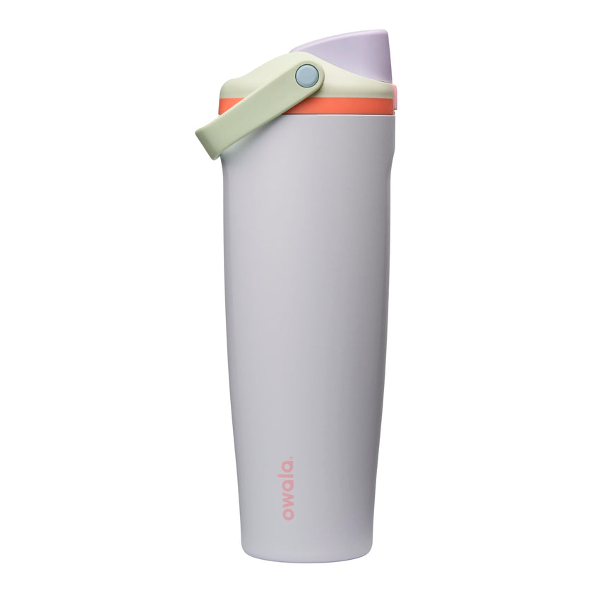 Owala FreeSip Sway Insulated Stainless Steel Water Bottle with Two-Way Spout, Built-In Straw and Bucket Handle, Made for Travel, School, and Sports, 40oz, BPA Free, Leak Proof, Beach House 🍁 All In One Marketplace Canada