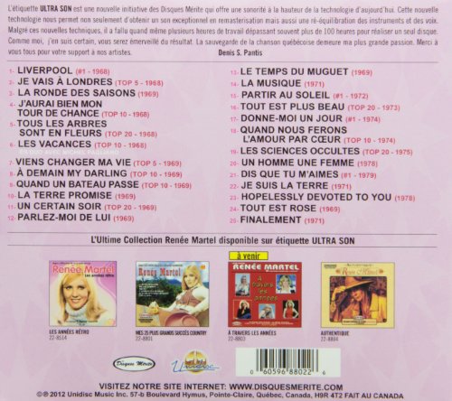 Renée Martel / Mes 25 Meilleurs Chansons Pop - CD