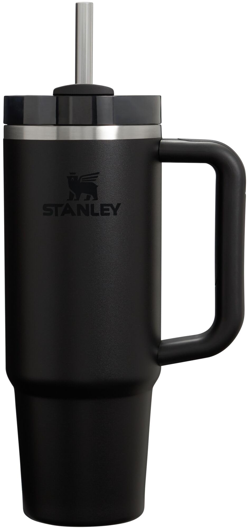 Stanley Quencher H2.0 Tumbler with Handle and Straw 30 oz | Flowstate 3-Position Lid | Cup Holder Compatible for Travel | Insulated Stainless Steel Cup | BPA-Free | Black 2.0 🍁 All In One Marketplace Canada