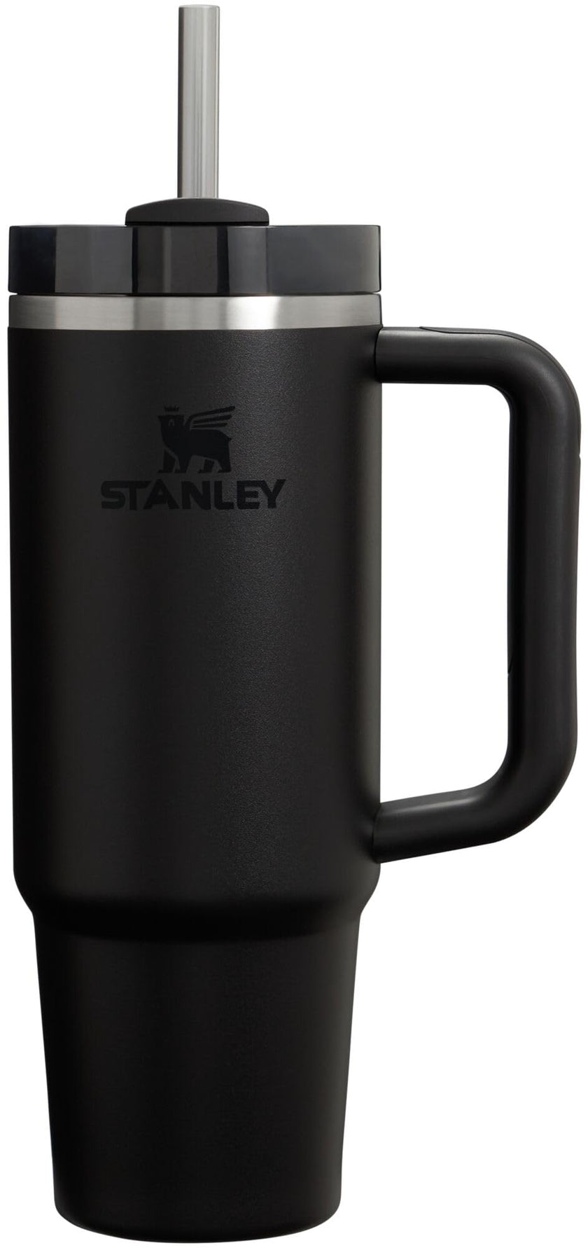 Stanley Quencher H2.0 Tumbler with Handle and Straw 30 oz | Flowstate 3-Position Lid | Cup Holder Compatible for Travel | Insulated Stainless Steel Cup | BPA-Free | Black 2.0 🍁 All In One Marketplace Canada