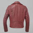 Women’s Lightweight Leather Fashion Jacket | Soft Naked Cowhide Casual Moto Style