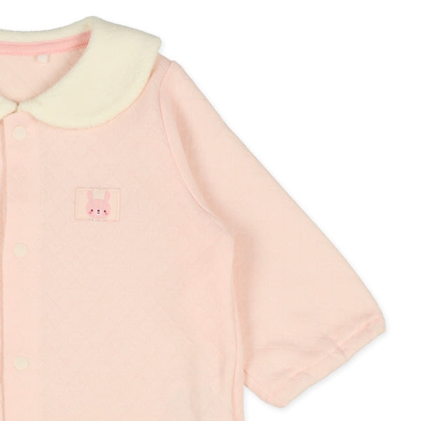 西松屋 ELFINDOLL ニットキルト襟耳付き杢長袖コンビドレス 正規品