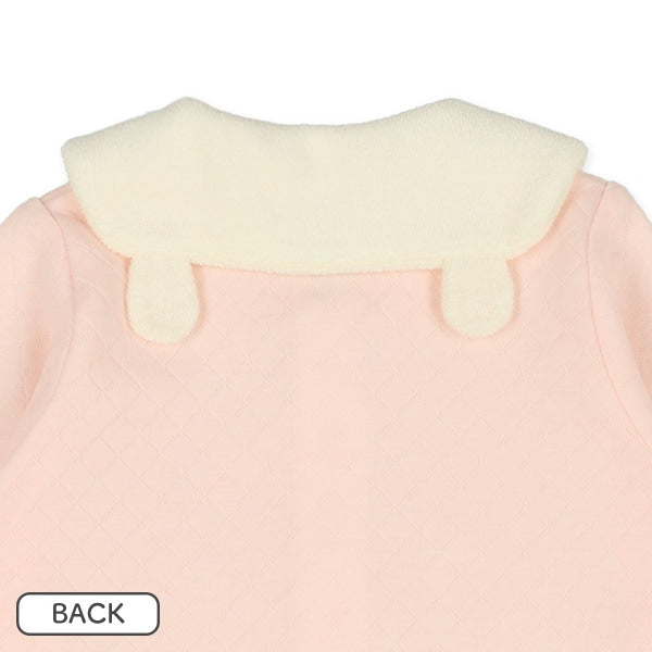 西松屋 ELFINDOLL ニットキルト襟耳付き杢長袖コンビドレス 正規品