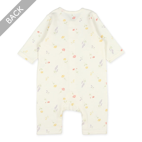 西松屋 ELFINDOLL 裏起毛フェミニン花柄長袖プレオール 正規品