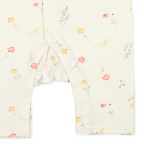 西松屋 ELFINDOLL 裏起毛フェミニン花柄長袖プレオール 正規品