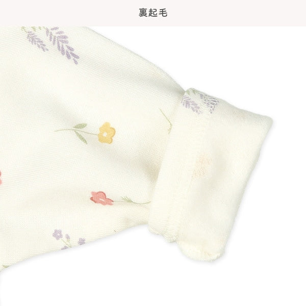 西松屋 ELFINDOLL 裏起毛フェミニン花柄長袖プレオール 正規品