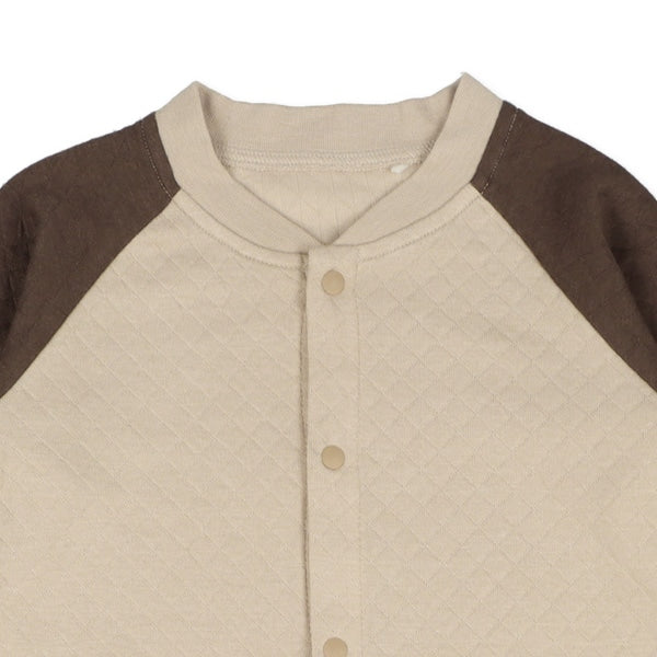 西松屋 ELFINDOLL ニットキルトラグラン配色長袖プレオール 正規品