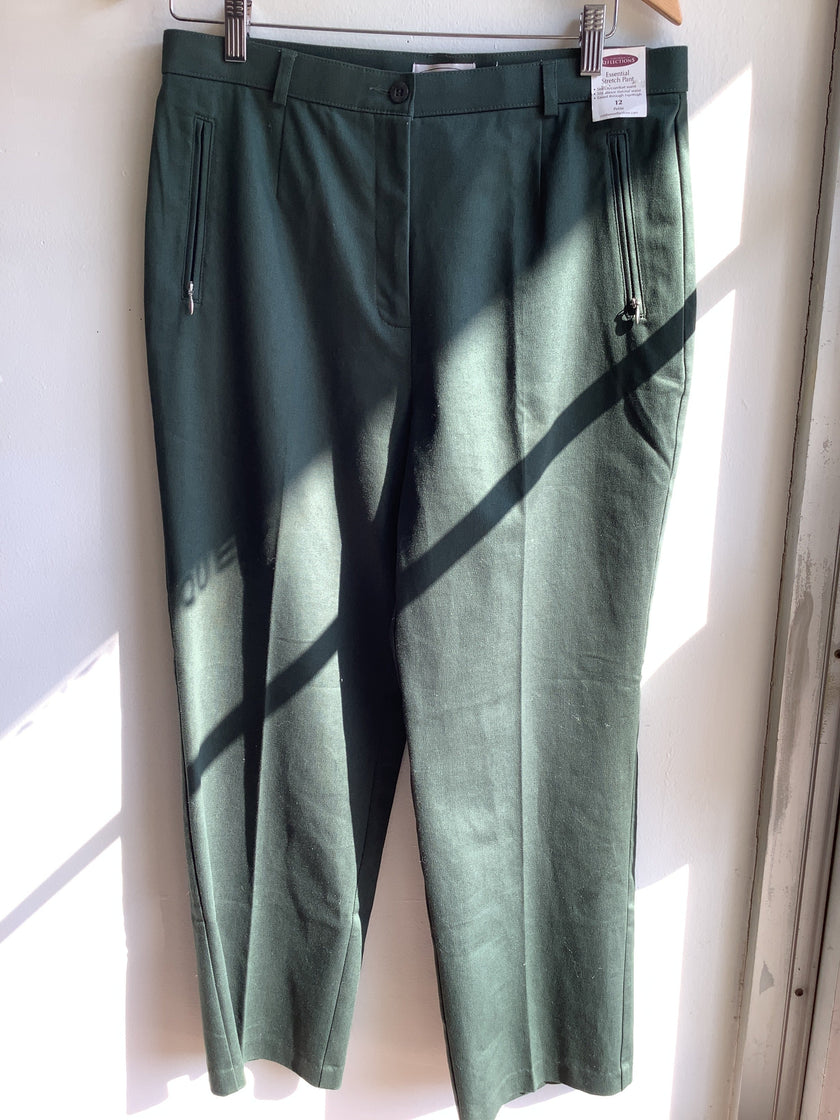 Northern Reflections Essentials Stretch Pants- Olive Green