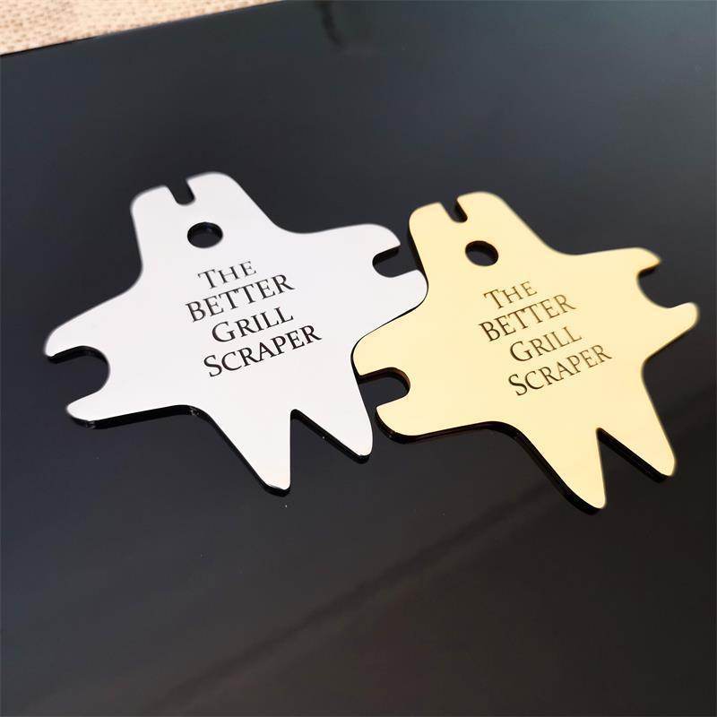 Stainless steel barbecue Grill scraper