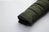 Fashion Boys Thicken Letter Print Hooded Cotton Jacket