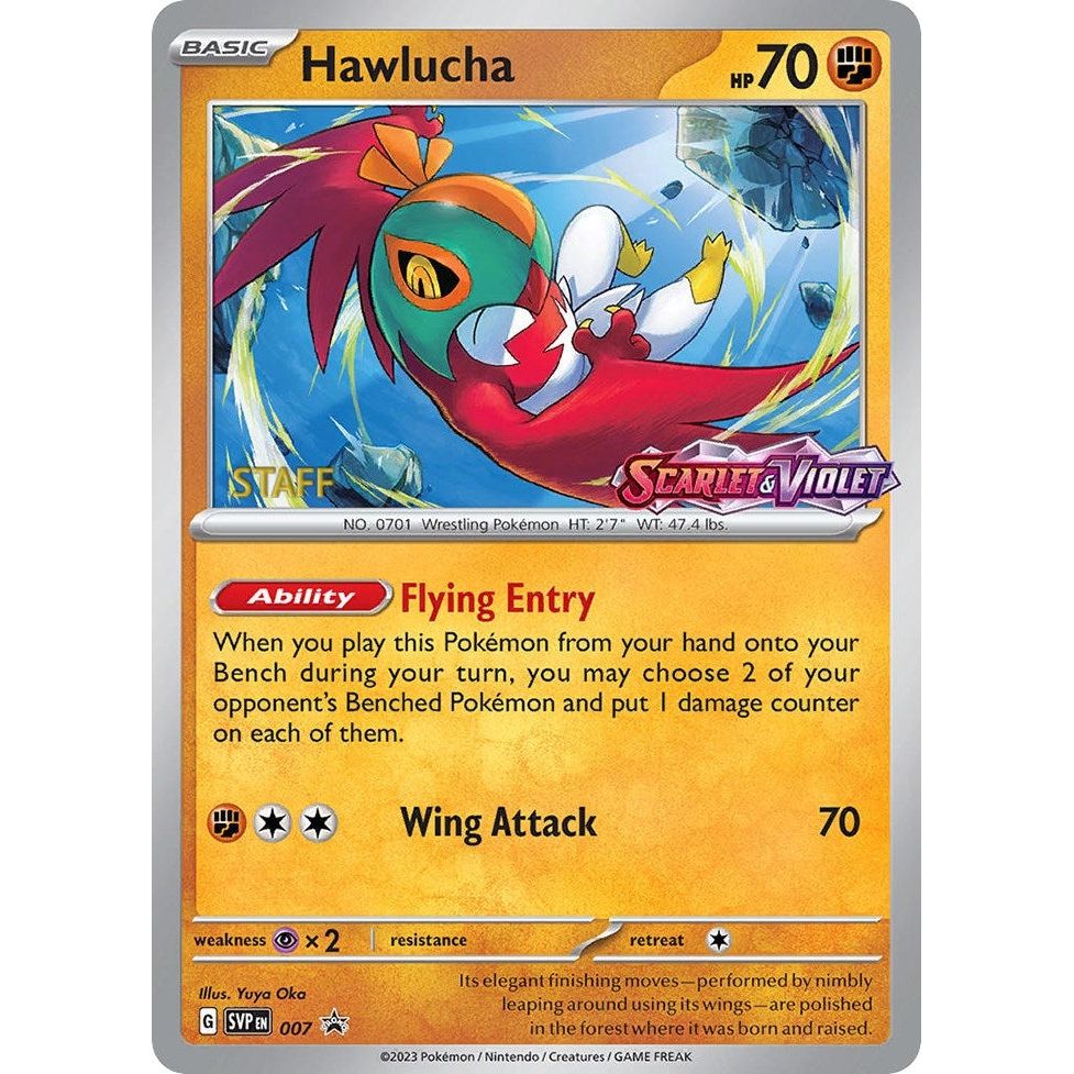 Hawlucha - 007 (Prerelease) [Staff] (007) (SVP)